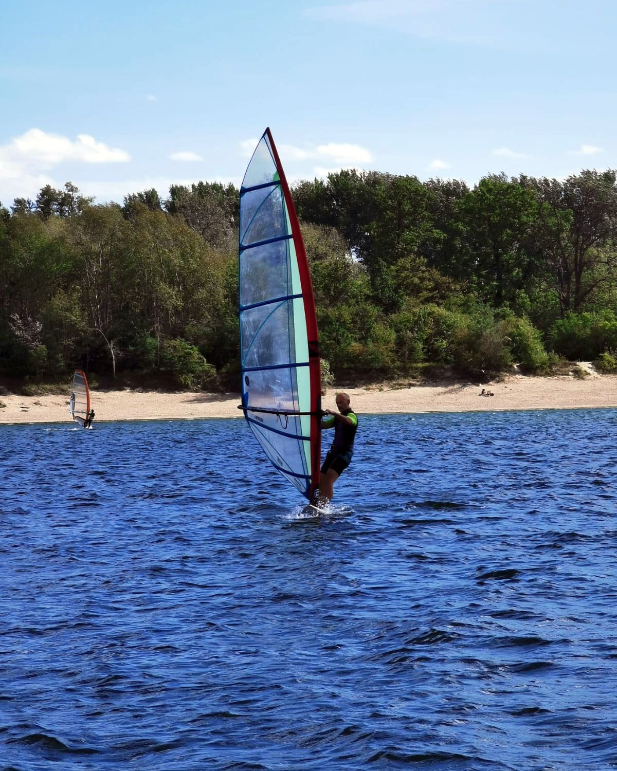 Windsurfen am Kollersee